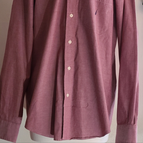 Nautica size M Seawash Oxford dress shirt - Picture 2 of 10